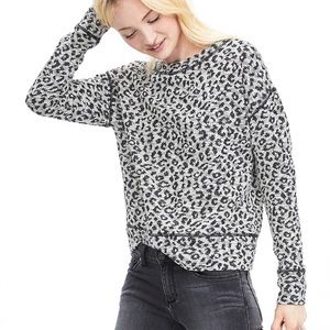 Banana Republic leopard print sweater